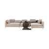 Fabric and Metal Sofa