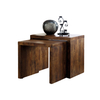 Wooden 2-sides End Table