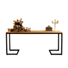 Metal and Wood Side Table