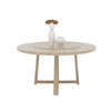 Natural Wood Round Dining Table