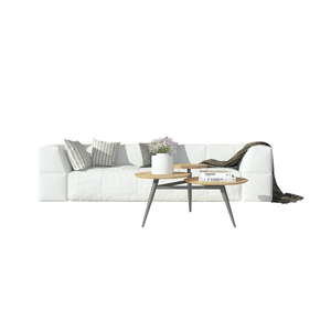 White Fabric Sofa