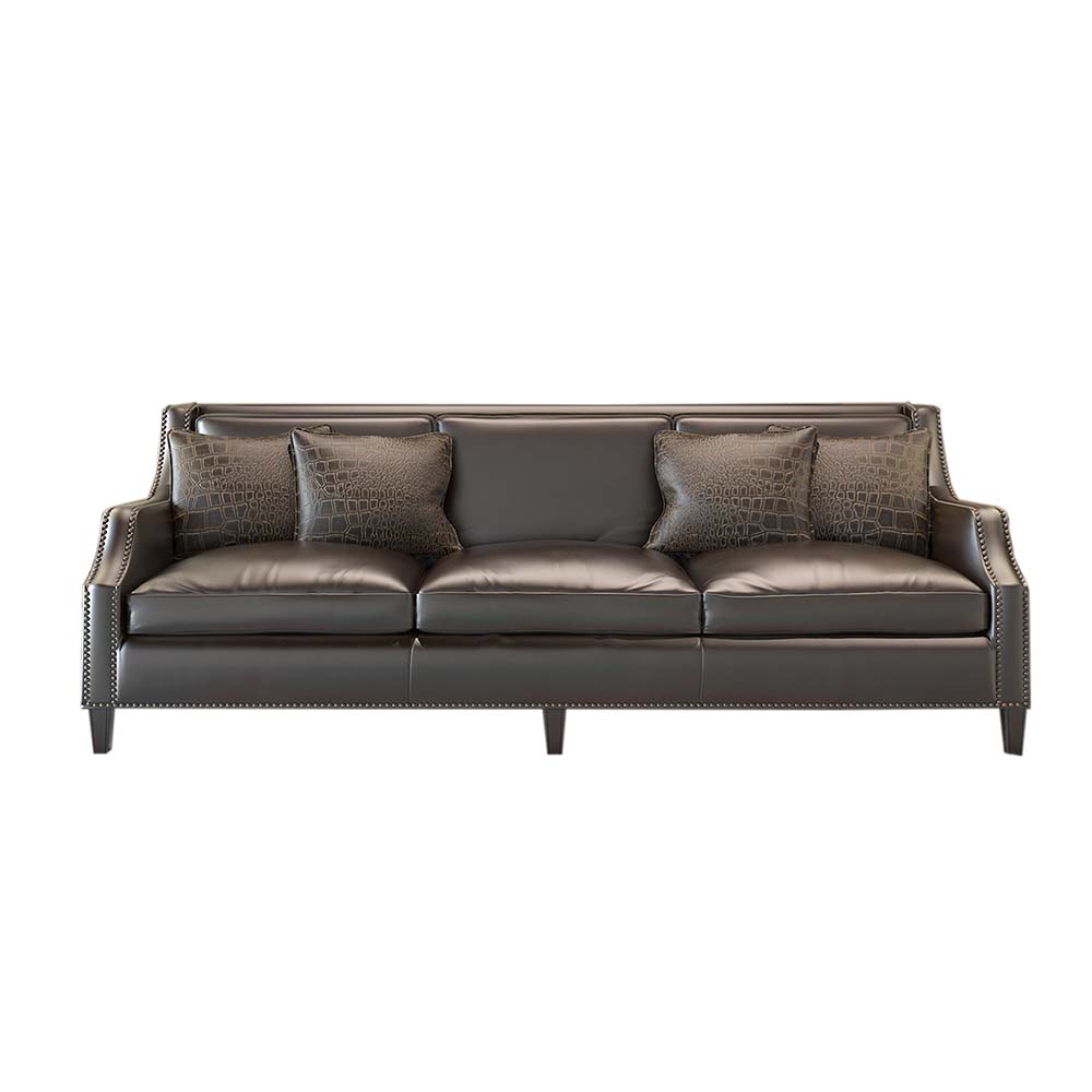 Leather 3-Seaters Sofa