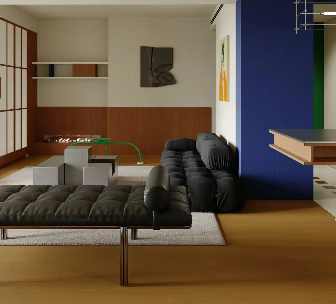 Maintain a balance of warm and cool colours