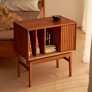 MidCentury Storage Side Table