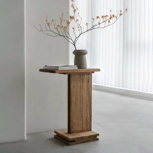 Vintage Pedestal Side Table