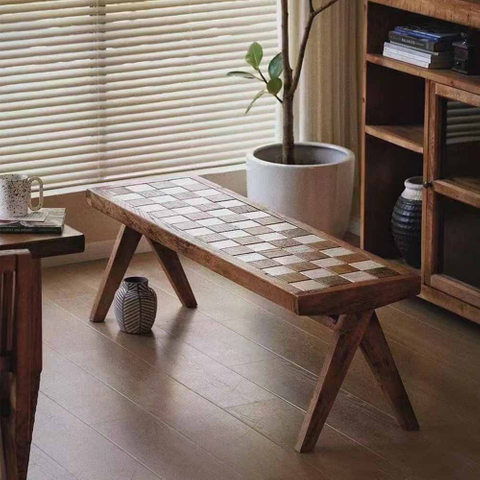 Wood Dining Bench